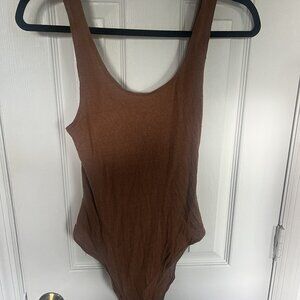 Ozma Christy Bodysuit Medium Brown